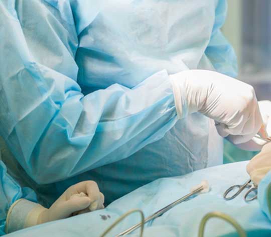 Surgeon-Performing-Percutaneous-Surgery